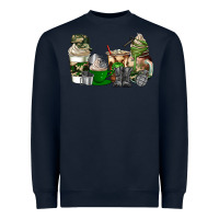 Navy veteran coffee cups Heavyweight Sweatshirt - AdoDesignShop