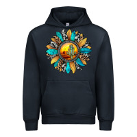 Navy sunset sunflower Urban Hoodie - JahusDesignShop