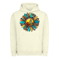 Pigment Pistachio sunset sunflower Urban Hoodie - JahusDesignShop