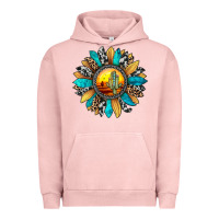 Pigment Salmon sunset sunflower Urban Hoodie - JahusDesignShop