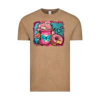 Valentines Day Coffee Cup And Sweets Vintage Tee | Teevron