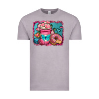 Vintage Zinc valentines day coffee cup and sweets Vintage Tee - OliviaCreatesArt