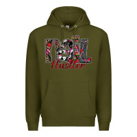 Army Green nail hustler Premium Hoodie - SublimationCraftShop