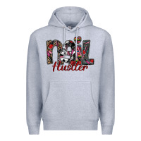 Heather Grey nail hustler Premium Hoodie - SublimationCraftShop