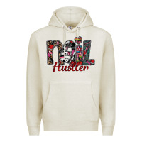 Oatmeal Heather nail hustler Premium Hoodie - SublimationCraftShop
