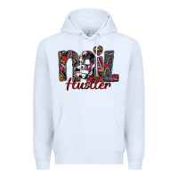 White nail hustler Premium Hoodie - SublimationCraftShop