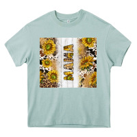 Arona western mother's day mama with cowhide and sunflowers tumbler tbs Heavy Core Tee - TumblerDesignByShophia