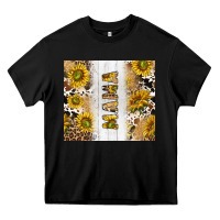 Western Mother's Day Mama With Cowhide And Sunflowers Tumbler Tbs Heavy Core Tee | Teevron
