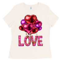 Bone Love heart balloons Valentine's Day Ladies Tee - HowdyJamesFarm