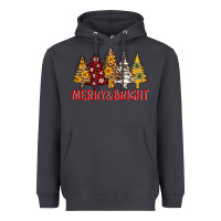 Smoke merry and bright leopard christmas trees Heavyweight Hoodie - AdoDesignShop