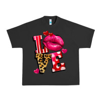 Pigment Black Western love lips Urban Heavy Tee - FaDigitalArtStudio