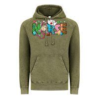 Vintage Olive Easter Nurse Vintage Hoodie - BundleAndBundleShop