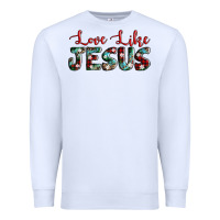 White love like jesus Premium Sweatshirt - AdoDesignShop