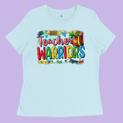 Teacher Of Warriors Ladies Tee Designed By Cowgirlartshop