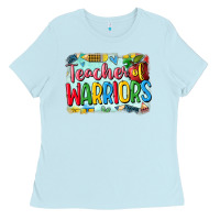 Baby Blue teacher of warriors Ladies Tee - CowGirlArtShop