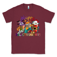 Burgundy hallothanksmas coffee cups Classic Tee - CowGirlArtShop