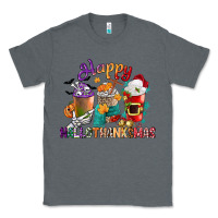 Charcoal Heather hallothanksmas coffee cups Classic Tee - CowGirlArtShop