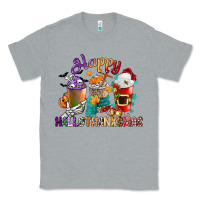 Heather Grey hallothanksmas coffee cups Classic Tee - CowGirlArtShop