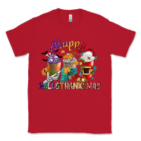 Red hallothanksmas coffee cups Classic Tee - CowGirlArtShop