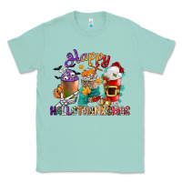 Seafoam hallothanksmas coffee cups Classic Tee - CowGirlArtShop