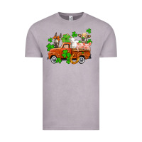 Vintage Zinc St. Patrick's farm animals and truck Vintage Tee - OliviaCreatesArt