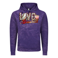 Cloud Purple love baseball Vintage Hoodie - FaDigitalArtStudio