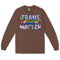 Chestnut Western LGBTQ+ Trans Lives Matter Long Sleeve Tee - BundleAndBundleShop