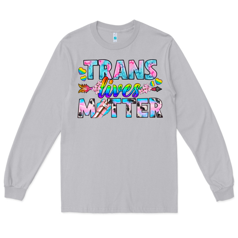 Western Lgbtq+ Trans Lives Matter Long Sleeve Tee by BundleAndBundleShop | Teevron