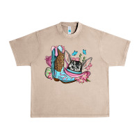 French Oak Easter cowboy boots hat Urban Heavy Tee - OliviaCreatesArt