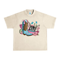Sandshell Easter cowboy boots hat Urban Heavy Tee - OliviaCreatesArt