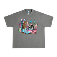 Tornado Easter cowboy boots hat Urban Heavy Tee - OliviaCreatesArt