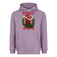 Lavender merry christmas boots hat rope Heavyweight Hoodie - AdoDesignShop