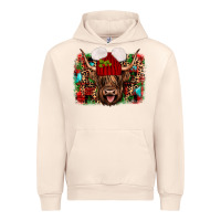 Sandshell highland cow christmas Urban Hoodie - JahusDesignShop