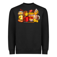 Black softball coffee cups Heavyweight Sweatshirt - AdoDesignShop