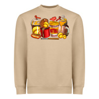 Mushroom softball coffee cups Heavyweight Sweatshirt - AdoDesignShop