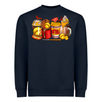 Navy softball coffee cups Heavyweight Sweatshirt - AdoDesignShop