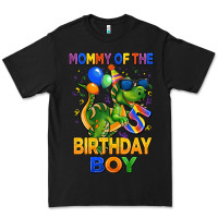 Black mommy of the 5 th birthday boy t rex Premium Tee - CowGirlArtShop
