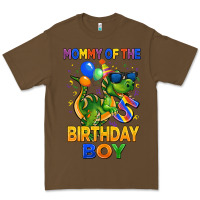 Cacao mommy of the 5 th birthday boy t rex Premium Tee - CowGirlArtShop