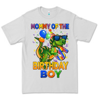 Dove Grey mommy of the 5 th birthday boy t rex Premium Tee - CowGirlArtShop