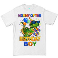 White mommy of the 5 th birthday boy t rex Premium Tee - CowGirlArtShop
