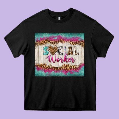 Western Social Worker Tumbler Tbs (1) Heavy Core Tee Designed By Tumblerdesignbyshophia