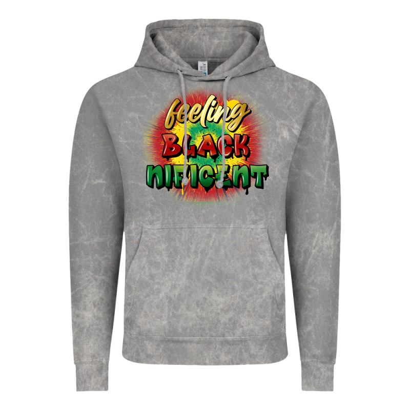 Feeling Blacknificent Vintage Hoodie by FaDigitalArtStudio | Teevron