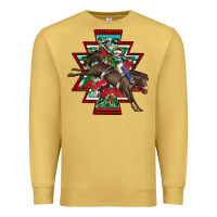 Antique Gold aztec rodeo christmas Premium Sweatshirt - AdoDesignShop