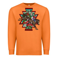 Carrot aztec rodeo christmas Premium Sweatshirt - AdoDesignShop