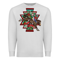 Dove Grey aztec rodeo christmas Premium Sweatshirt - AdoDesignShop