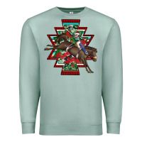 Seafoam aztec rodeo christmas Premium Sweatshirt - AdoDesignShop