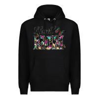 Black blessed mom Premium Hoodie - SublimationCraftShop