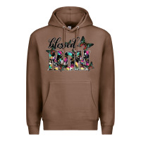 Chestnut blessed mom Premium Hoodie - SublimationCraftShop