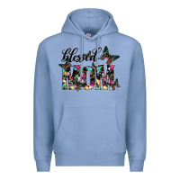 Colony Blue blessed mom Premium Hoodie - SublimationCraftShop
