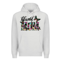 Dove Grey blessed mom Premium Hoodie - SublimationCraftShop